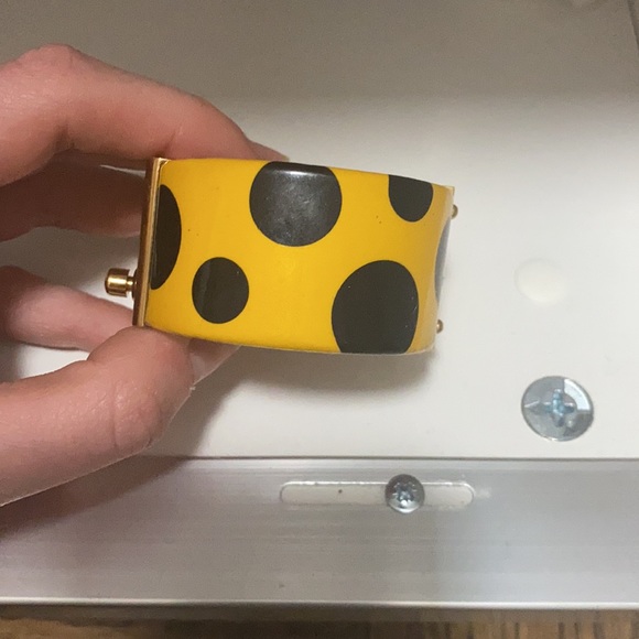 Louis Vuitton x Yayoi Kusama Yellow Polkadot Cuff - Picture 4 of 5